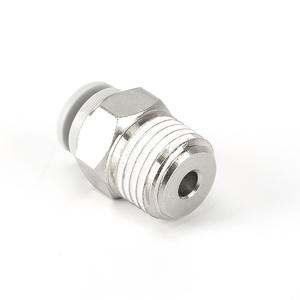 Acoplamiento Neumático Recto KQ2HS de Liberación Rápida, Componente Roscado para Inserción/Extracción, Acoplamiento Rápido Hexagonal Externo - Product Image 1