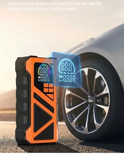 Démarreur de voiture 4-en-1 OEM avec compresseur d'air 150 PSI, gonfleur de pneus portable, <span class=keywords><strong>booster</strong></span> de batterie 12V, double batterie externe 10000 mAh - Product Image 4