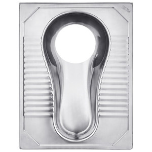 Inodoro de Cuclillas <span class=keywords><strong>sin</strong></span> <span class=keywords><strong>Agua</strong></span> de Acero Inoxidable SUS304 de Alta Resistencia con Tapa, Inodoro Seco de Gran Diámetro para Renovación Rural y Uso Exterior Ecológico - Product Image 1