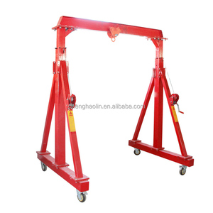 Gru a <span class=keywords><strong>portale</strong></span> mobile elettrica per magazzino con altezza regolabile e monotrave - Product Image 1