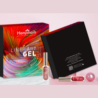 Hanyinails Liner 12 pièces Base + 8 pièces Automne + 8 pièces Pastel + 8 pièces Platine 36 Couleurs Gel UV pour Nail Art