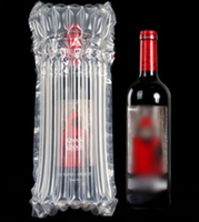Sac à colonnes d'air gonflable, coussin à bulles gonflable, emballage pour bouteille de vin, sacs de protection pour voyage, emballage à bulles d'air pour verre