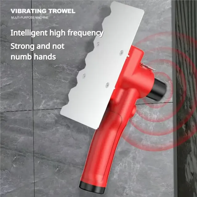 High-Frequency Vibration Electric Concrete Steel Plaster Trowel Wall Rechargeable Lithium Ion Power DIY Grade