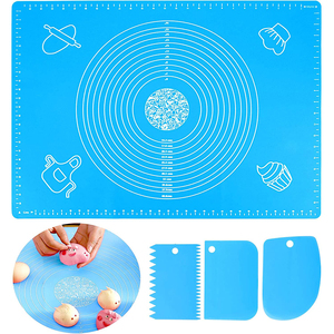 Extra Large Non-Stick Silicone Baking <b>Mat</b> Kitchen Tools <b>Rolling</b> Dough Pizza Maker for Baking & Pastry - Product Image 2