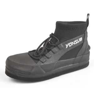 <span class=keywords><strong>Scarpe</strong></span> da Pesca Antiscivolo Impermeabili in Neoprene per Scogliera e <span class=keywords><strong>Mare</strong></span> con Suola in Feltro e Chiodi in Acciaio - Nere - Product Image 6