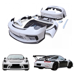 สปอยเลอร์กันชนหน้า/หลังคาร์บอนไฟเบอร์แบบเปียกสำหรับ 911 GT3RS ปี 2016-2018 พร้อมไฟตัดหมอกแบบ Bolt-On ใหม่ เหมาะสำหรับ 991.2 - Product Image 1