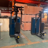 Machine Commerciale Double Fonction Pec Fly & Rear Delt, Appareil d'Entraînement Assis pour Pectoraux et Deltéens Postérieurs pour Usage en Salle de Sport