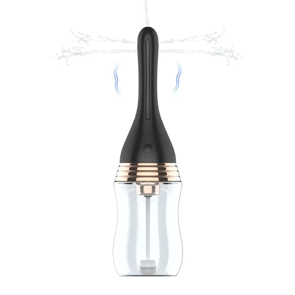 Nouveau vibromasseur électrique pour femme, jet d'eau automatique, nettoyage vaginal, nettoyage gay, jouet sexuel anal