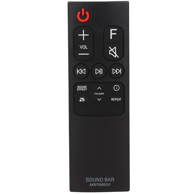 AKB75595331 Replaced Remote Control Use for LG Sound Bar SPH4B-W SPN5B-W SL4 SNC4R SPJ4-S S65S3-S SPL5B-W SPH4B-W SL5Y SL4Y SL7Y