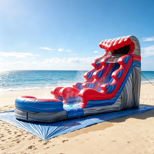 Tobogán Inflable para Niños, Piscina de Agua para Exteriores, Centro de Juegos Divertido para el Patio Trasero, Fiesta de Verano, <span class=keywords><strong>Parque</strong></span> Acuático - Product Image 6