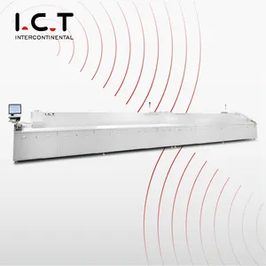 SMT lehim makinesi ICT817 ekonomik konveyör Reflow fırın LED lehimleme SMT tekrar akımlı lehimleme fırın makinesi