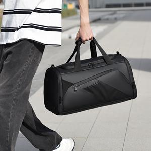 Großhandel <span class=keywords><strong>PU</strong></span> wasserdichte Reiß verschluss Reisetasche mit mehreren Fächern Langlebiger Weekender für Fitness Fitness Reisen & Geschäfts gebrauch - Product Image 2