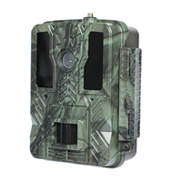 Caméra de surveillance de la faune BSTCAM 4K 48MP avec connexion vidéo et contrôle par application WiFi, portée IR 30m/92ft, détection de mouvement extérieure, LED IR 940nm