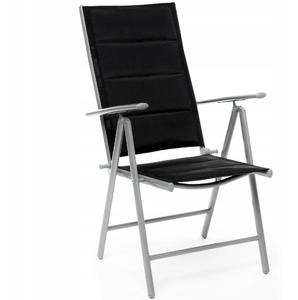 Ensemble de salle à manger de <span class=keywords><strong>jardin</strong></span> de style français 7 pièces avec pieds coniques de <span class=keywords><strong>table</strong></span> rectangulaires en carreaux de céramique et chaises de salle à manger pliantes à 7 positions - Product Image 2