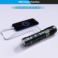 Lampe torche tactique Brightenlux à vente chaude, haute luminosité, super brillante, LED magnétique, rechargeable, zoom, projecteur