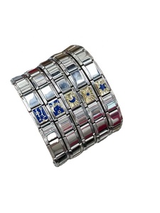 Abalorios a granel de 9 mm con diseños de Ojo, Luna, Estrella, Pez, Araña, Reina de Póker, Abalorios italianos para pulseras de eslabones - Product Image 5