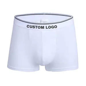 Custom Logo Anda Celana Dalam Katun Pria Kualitas Tinggi & Bokser untuk Pria Produk Laris