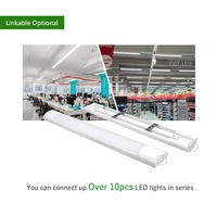 600mm 1200mm 1800mm Installation facile Lampe à latte d'éclairage linéaire 40w 60w Led Lumière à latte linéaire pour le bureau de l'école