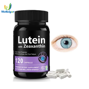 OEMブルーベリールテイン<span class=keywords><strong>Zeaxanthin</strong></span>ソフトゲル栄養補助食品目の健康と免疫サポート大人1本あたり120カプセル - Product Image 1