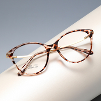 Lunettes TR90 Monture optique Lunettes rétro anti-lumière bleue Montures de lunettes personnalisées