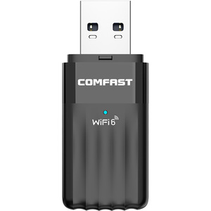Adaptador WiFi Comfast WiFi 6 de Alta Velocidad AX1800, Tarjeta de Red <span class=keywords><strong>USB</strong></span>, Dongle WiFi - Product Image 1