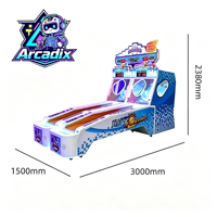 Nouvelle Machine de Bowling d'Arcade à Monnayeur pour Enfants 2026, Jeu de Bowling LED 2 Joueurs avec Récompenses pour Centres Commerciaux et Parcs d'Attractions