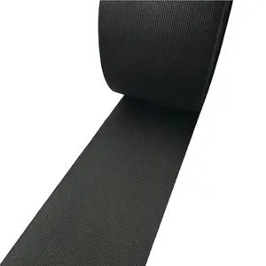 Düz yüksek kaliteli polyester örme 6 inç elastik bant