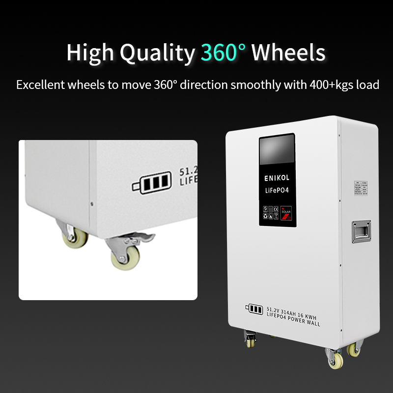 51.2V 16kWh LiFePO4 Battery 300Ah 314Ah Vertical Home Energy Storage System With Touchscreen Smart BMS · image 4