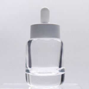 Flacon compte-gouttes en verre transparent à fond épais de 30 ml et 50 ml pour huile essentielle, sérum, <span class=keywords><strong>essence</strong></span>, soin du visage, lotion, huile capillaire, parfum - Product Image 2