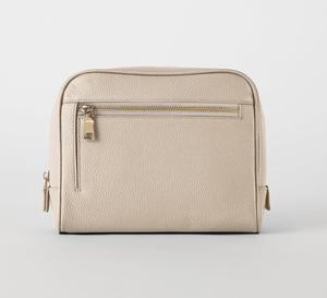 Wholesale Travel Zipper <strong>Wash</strong> <strong>Bag</strong> Portable Makeup <strong>Bag</strong> Side Zip <strong>Personalised</strong> Real Leather Toiletry <strong>Bag</strong> for <strong>Men</strong> - Product Image 2