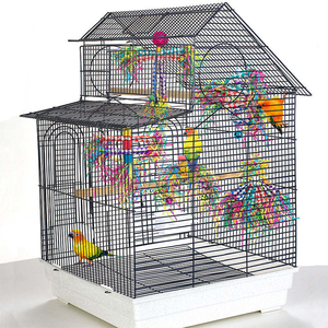 Jaula de Papel Natural con Flecos Desgarrables para Loros y Periquitos, Juguete Ecológico para Pájaros - Product Image 3