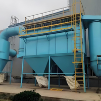 Colector de Polvo Industrial de Alta Temperatura con Filtro de Bolsas de Pulso por Chorro para Calderas de Leña, Carbón y Biomasa
