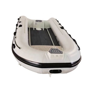 Bateau gonflable en PVC/Hypalon, 14 pieds, <span class=keywords><strong>420</strong></span>, coque en V profond, <span class=keywords><strong>Semi</strong></span>-<span class=keywords><strong>rigide</strong></span>, en aluminium, pour la pêche - Product Image 3