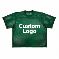 T-shirt en maille personnalisé pour homme, idéal pour le Carnaval, les fêtes, le streetwear, vente en gros, OEM, ODM, impression de logo personnalisé, respirant