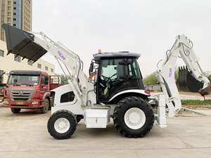 Cina baru Backhoe Excavator <span class=keywords><strong>Loader</strong></span> belakang 8 Ton 10 Ton traktor dengan <span class=keywords><strong>Front</strong></span> <span class=keywords><strong>Loader</strong></span> dan Backhoe - Product Image 5