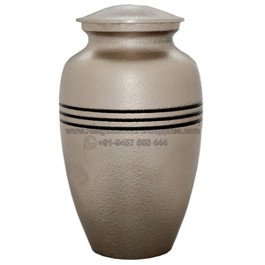 Hot Selling Customized Enamel Brass Cremation Urn Adult Funeral Urns Funeral Supplies Hand Carved Brass Urns - Product Image 2