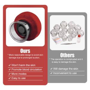 Dispositif <span class=keywords><strong>de</strong></span> ventouses <span class=keywords><strong>sous</strong></span> <span class=keywords><strong>vide</strong></span> électrique intelligent à 6 niveaux Masseur <span class=keywords><strong>de</strong></span> thérapie anti-cellulite Pots <span class=keywords><strong>de</strong></span> grattage Chauffage Vibration Ventouse - Product Image 6
