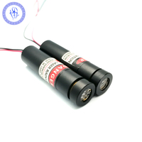 Module de Diode Laser à points rouges, industrielle, 650nm 50mW, 3-5vdc, 12x45mm pour le repérage