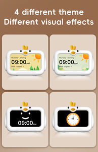 <span class=keywords><strong>Reloj</strong></span> Despertador Electrónico para Niños, <span class=keywords><strong>Reloj</strong></span> Digital <span class=keywords><strong>de</strong></span> Entrenamiento del Sueño con Luz Nocturna <span class=keywords><strong>de</strong></span> Ruido Blanco, Material ABS para Sala <span class=keywords><strong>de</strong></span> Estar y Baño - Product Image 5