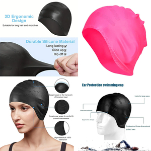Vente en gros, offre spéciale, bon marché, <span class=keywords><strong>bonnet</strong></span> <span class=keywords><strong>de</strong></span> bain coloré, vêtements confortables pour l'entraînement à la natation - Product Image 6