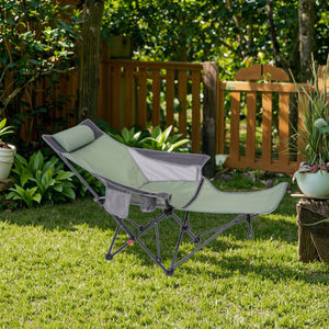 Silla de salón plegable para exteriores para sentarse y acostarse Silla desmontable de playa y camping para pesca y uso en parques - Product Image 6