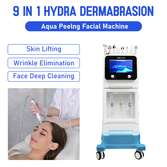 Hydra Oxygen Facial Machine Exfoliating Deep Moisturizing Lift Firming Facial Care Microdermabrasion Machine