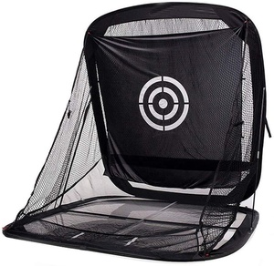 <span class=keywords><strong>Filet</strong></span> <span class=keywords><strong>de</strong></span> <span class=keywords><strong>golf</strong></span> portable pliable noir pour entraînement <span class=keywords><strong>extérieur</strong></span>, style populaire, avec logo personnalisé, prix d'usine, vente en gros - Product Image 3