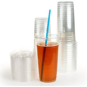 Vaso de Degustación Desechable de Plástico PP de 700 ml y 90 mm de Diámetro, Personalizable con Logotipo y Empaque - Product Image 1