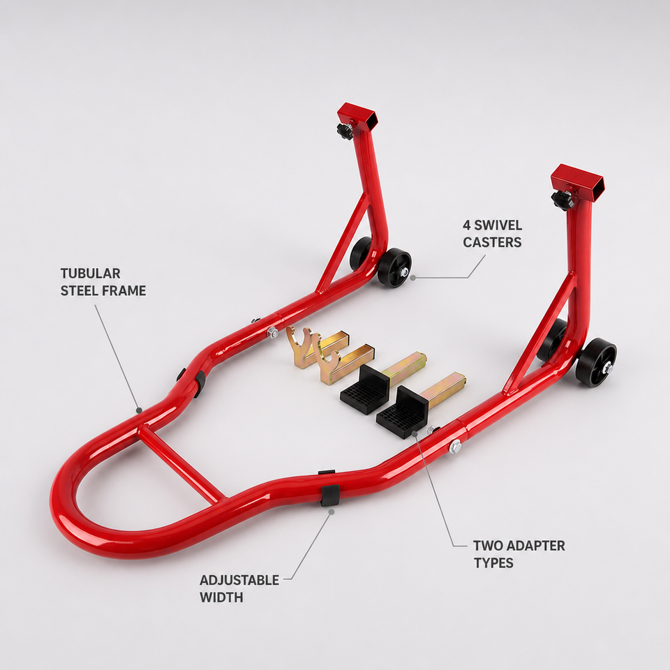 Universal Motorcycle Paddock Stand Rear Wheel Lift Maintenance Support ...