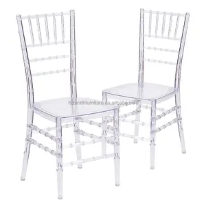 La cina fornisce la sedia di star hotel della resina acrilica della resina trasparente di napoleone chiavari delle sedie di nozze