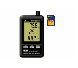 Enregistreur de données numérique d'humidité, de température et de baromètre MHB-382SD avec carte pour enregistrement en temps réel pour laboratoire - Product Image 5