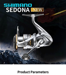 23 SEDONA carrete de pesca giratorio relación de baja velocidad 500 1000 C2000S C2000SHG 2500HG 2500 taza profunda 4BB Hagane Gear agua salada - Product Image 6