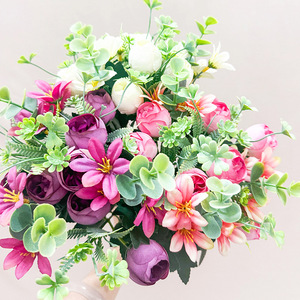 Vente en gros de bourgeons d'orchidées artificielles à tige unique, 7 têtes, fleurs artificielles pour mariage, décoration florale pour la maison - Product Image 4