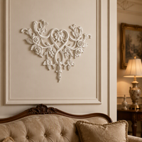Décoration de plafond moderne en PU, style tendance, facile à installer, légère, résistante à l'humidité, pour villa et maison intérieures